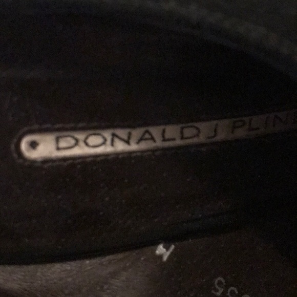 Donald Pliner clog style shoe, black suede - Picture 3 of 5